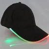 Custom cheap fashion cool boys girls night luminous led light baseball cap