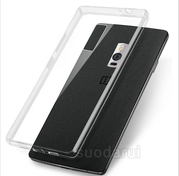 Fashion Crystal Soft Slim TPU Transparent Mobile Phone Cases For One Plus 2 Silicon Gel Covers
