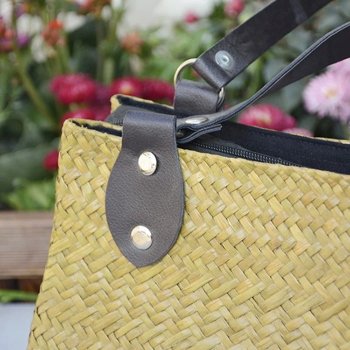 2019 Zomer Strand Geweven Rotan Handtassen Stro Markt Tote Handtas