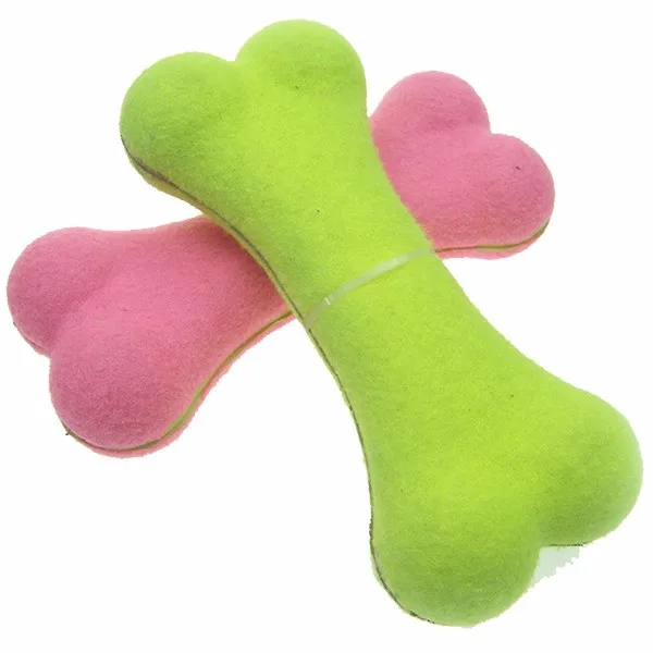 Gravim Bone Shape Dog Tennis Ball Toy With Squeaker Buy Dog Tennis