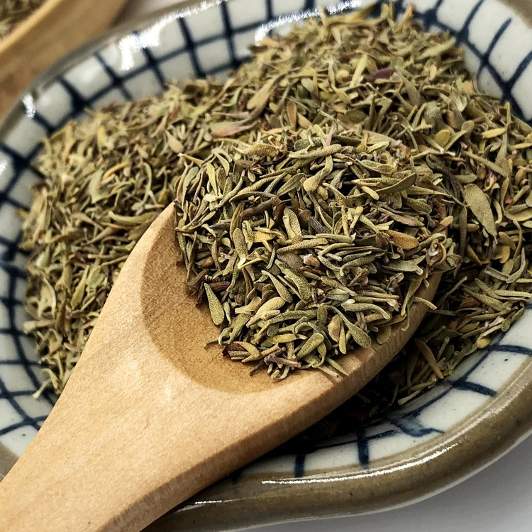 substitute ground thyme for dried thyme leaves