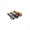 DIN912 Grade 5 6Al4V M5 M6 M8 Titanium Allen Hex Socket Cap Head Bolts For Bike