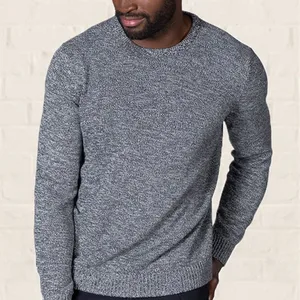 Custom latest mens long crewneck knit cotton cardigan sweater Custom latest mens long crewneck knit cotton cardigan sweater
