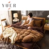 Personalized moda home design 100% polyester luxury bedding article bag comforter sets