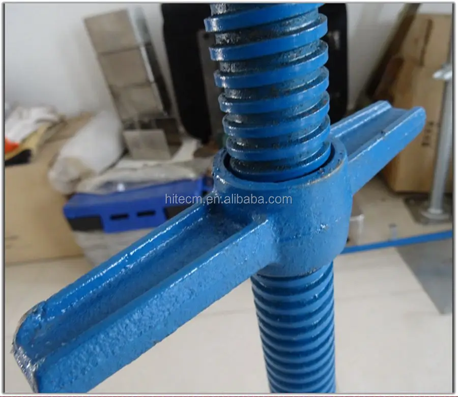 High Strength Adjustable Scaffolding Leg For Supporting Scaffolding