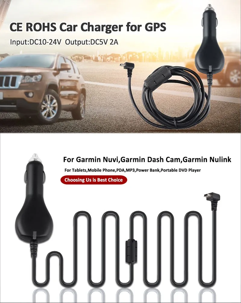 Oem For Garmin Nuvi Power Adapter Gps Car Charger Buy Gps Car Charger,Oem Car Gps Power
