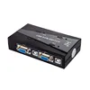 4 Port hub 2.0 USB VGA KVM switch case with PC display
