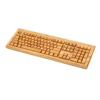 Creative Bluetooth Wireless Bamboo Material Keyboard for Promotion