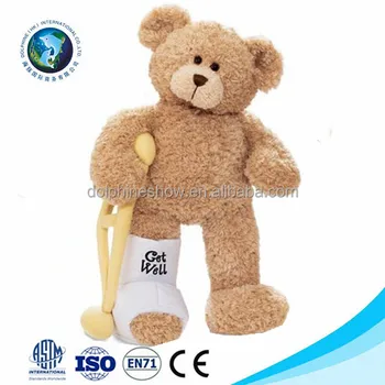 injured teddy bear