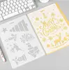 Wholesale PET template stencil drawing template stencil