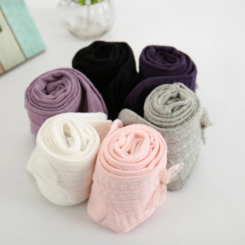 Toddler Girls Knitted Baby Leggings Soft Comfortable Footie Baby Girl