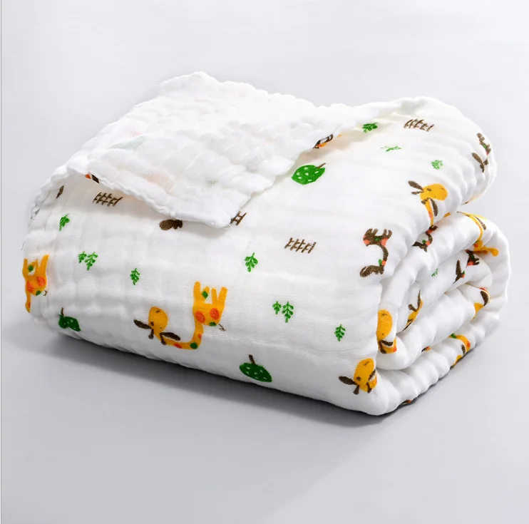 100cotton Material And Used Blanket In Korean Baby Newborn Blanket