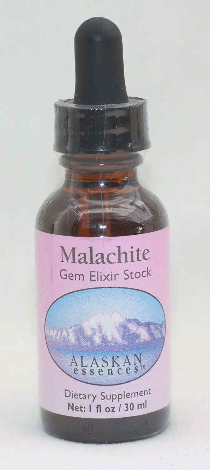 Alaskan Essences Malachite Gem Elixir Stock Dietary Supplement 1 oz size