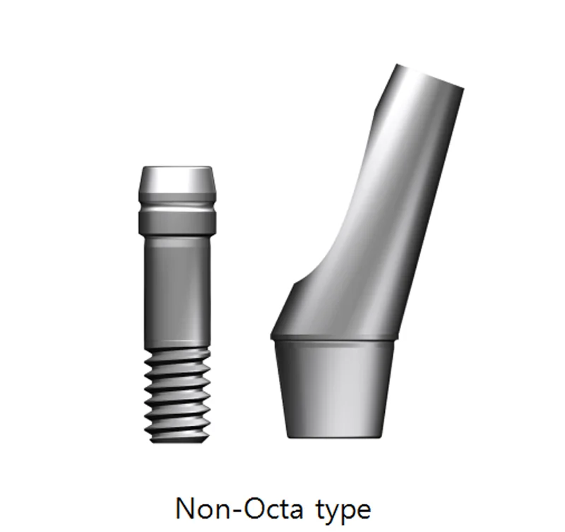 Factory Price Dental Implant Titanium Based Angled Abutment Compatible