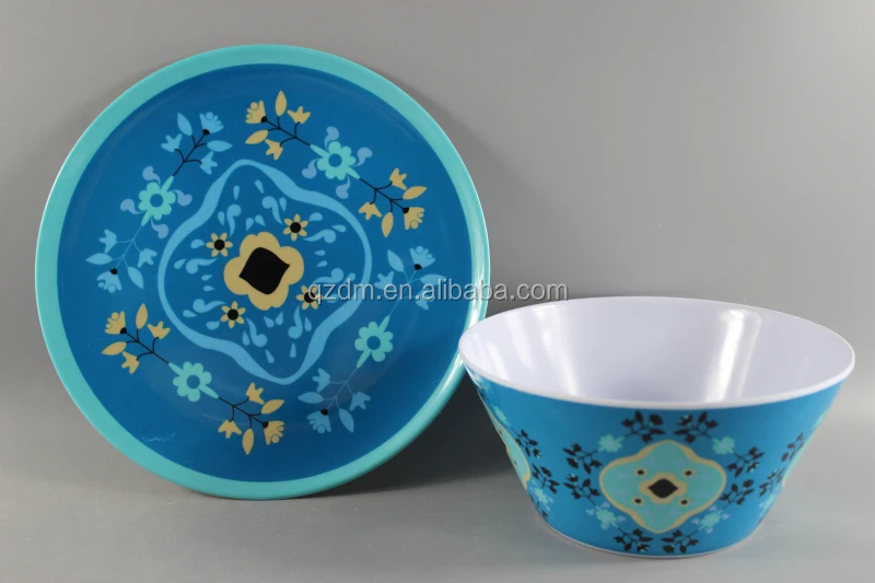 Factory supplies Melamine Salad Bowl And Plate Dishes Foodgarde