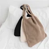 Wholesale high quality fashion knitted wool bag women's handbag shoulder bag casual women's handbag