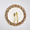 SY Dinnerware wholesale charger plate embossed tableware crockery dinnerware for wedding competitive price