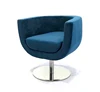 Tulip shaped armchair / Jeffrey Bernett Tulip Armchair / Swivel velvet armchair Nay-200#