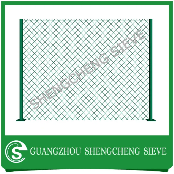 2 4m High 10 Gauge Tension Wire Post Cap Metal Fence Metal Chain