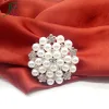 45mm China Wholesale Rhinestone ABS Pearl Brooch Wedding Brooch For Wedding Invitation Wholesale