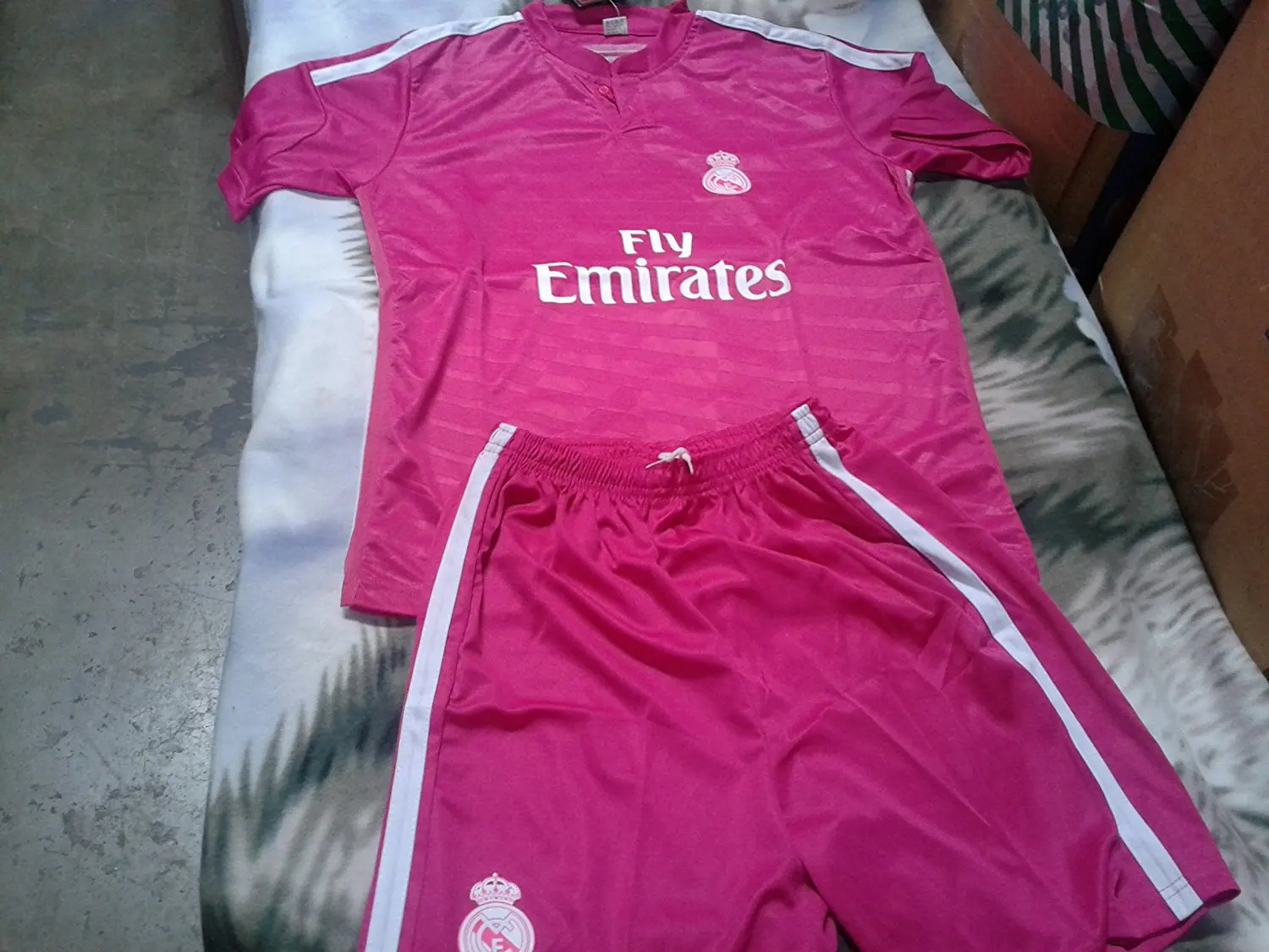 real madrid pink uniform