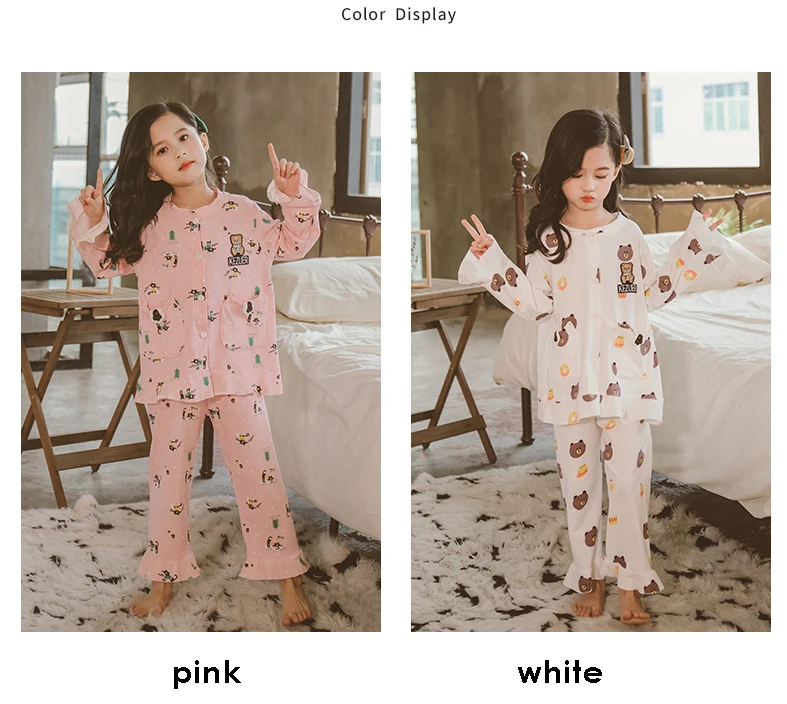 girls pajamas set