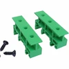 DIN 35mm DIN Rail,C45 Rail PCB Mounting Adapter Circuit Board PCB Bracket Stationary Barrier Mounting Bracket for PCB