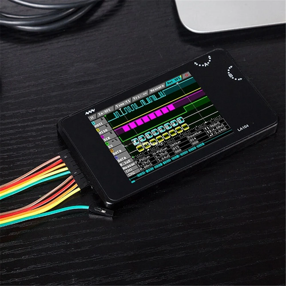 Mini Dso La104 Digital Logic Analyzer 2.8 Inch Screen 4 Channels