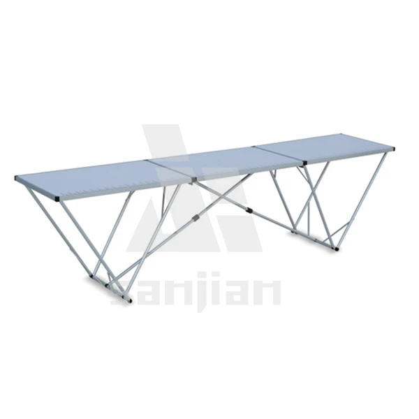 3 Sections 3m Wooden Wallpaper Pasting Table Buy Wallpaper Pasting Table,Folding Wooden Table