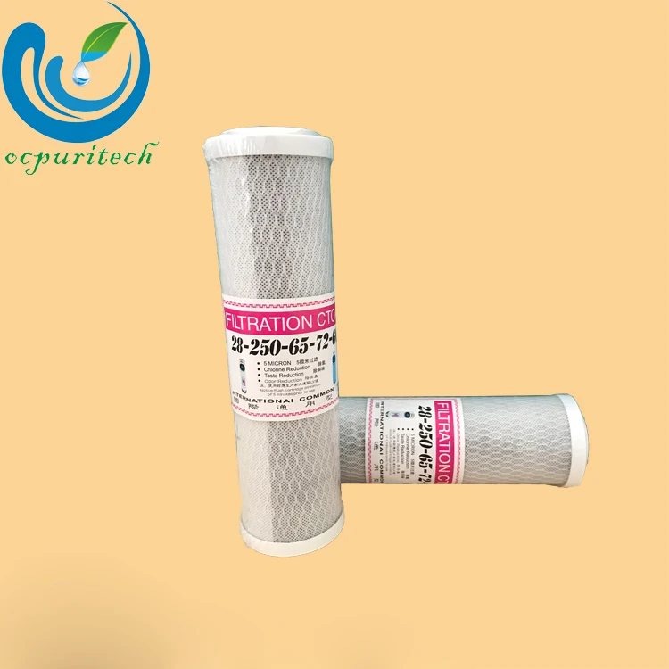 Food grade CTO cartridge filter activated carbon filter