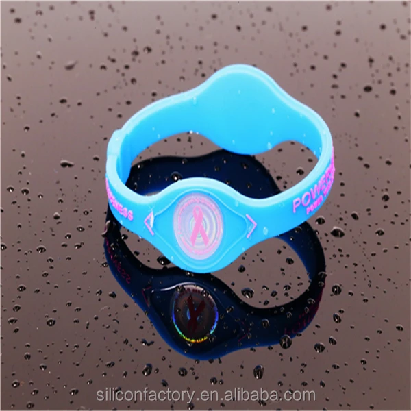 Cheap Custom Pink Ribbon Breast Cancer Awareness Power Force Bracelet