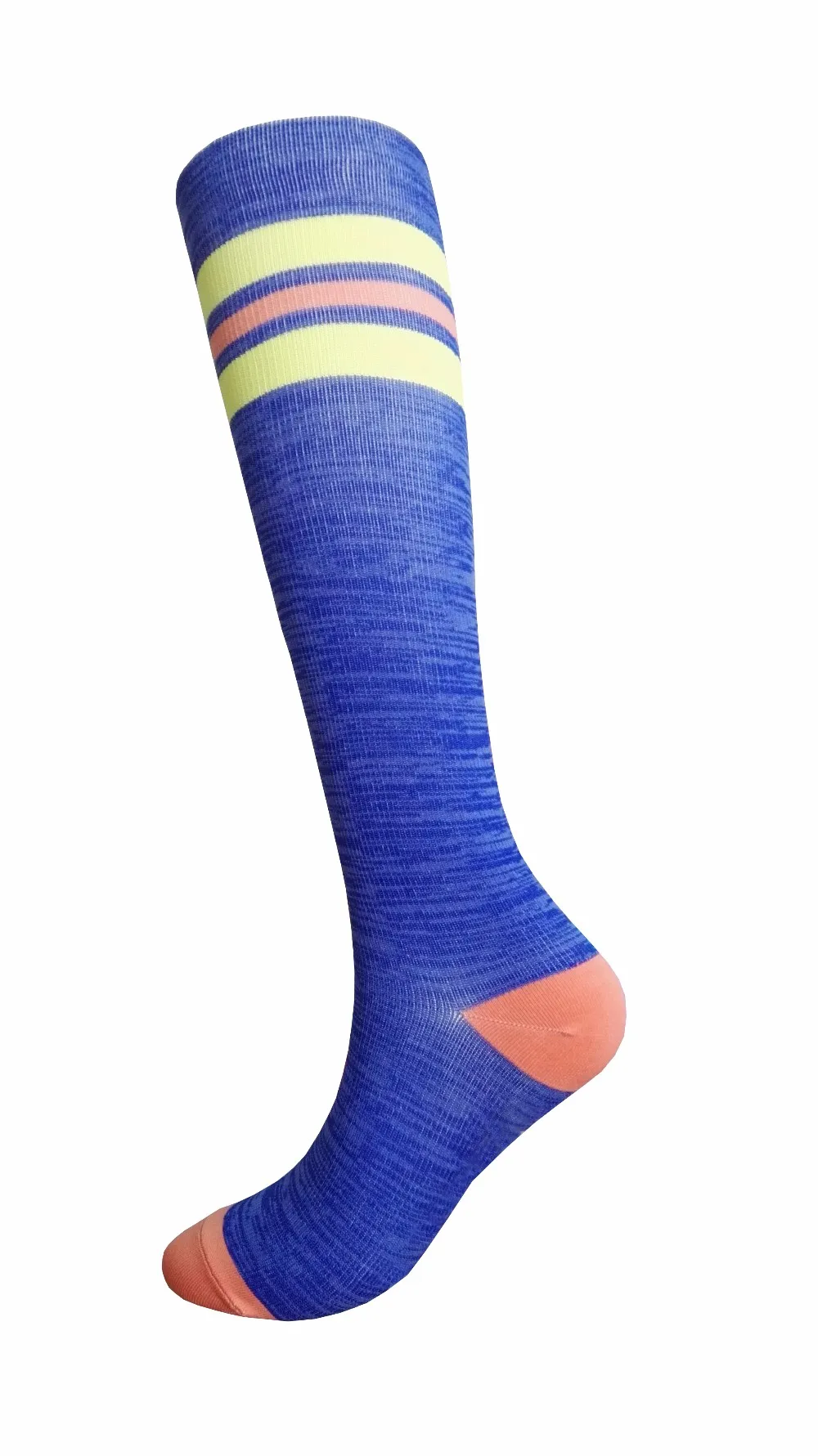 Custom Stripe Maternity Compression Sock Improve Blood Circulation