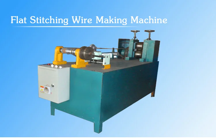 ready to ship stable performance Automatic flat stitching wire making machine with High quality