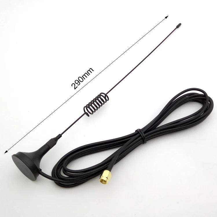 TOP Quality Low Price 2.4G 5GHz Dual Bands WiFi Screw Antenna With Magnetic Base SMA 3M Cable