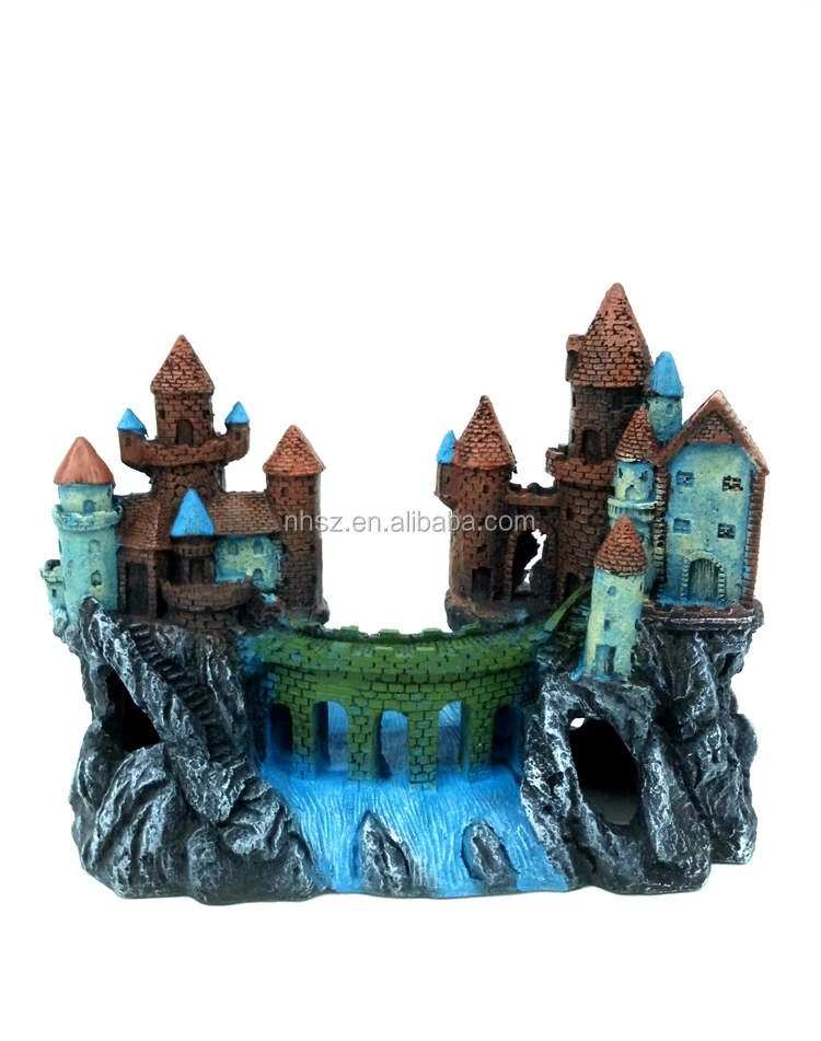 Aquarium Castle Decorations Buy Bouncy Castle Castle Epoxy Resin Product On Alibaba Com