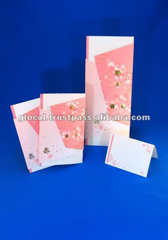 Japan Wedding Invitation Card 'yuuga Sakura' Wholesale Buy Wedding