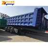 3 Way Tractor Tip 3axle Tip 3 Axle Semi Trailer For Self Unload