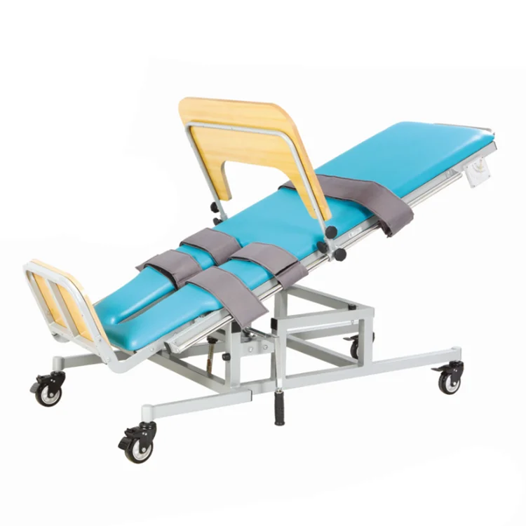 Popular cheap rehabilitation device equipment manual vertical table in hospital