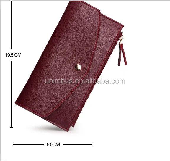 Рекламные дамы красочные из натуральной кожи маленькие кошельки с золотой молнией