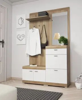 Coat Rack Hook Hanger Storage Shoe Hallway Bench Cabinet With Mirror Furniture View Hallway Furniture Easy Product Details From Shouguang Easy Wood Co Ltd On Alibaba Com