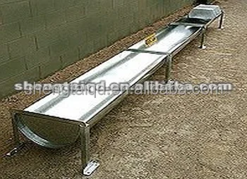 Galvanized Water Trough Table