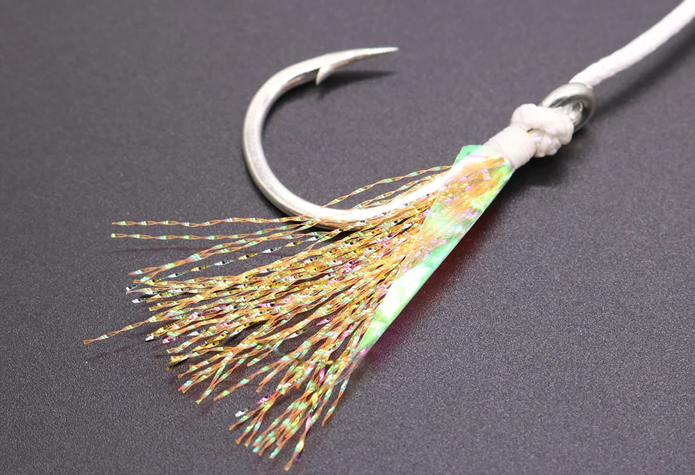 Mustad Assist Hook 1/0 3/0 5/0 7/0 9/0 Jigging Hooks High Carbon Steel ...