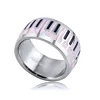 piano image pianist musical keyboard stainless steel ring