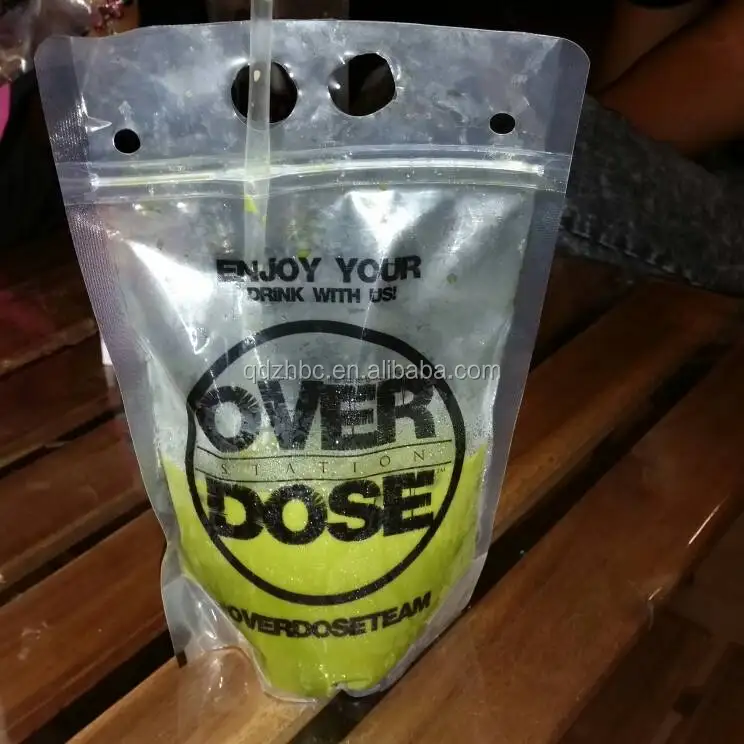 ziplock bag drink