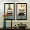 Study Room Reading Book Black Picture Frames Vintage Painting Frame