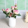 flower made by hand for mini pot decor short stem rose