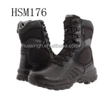 lacing army boots