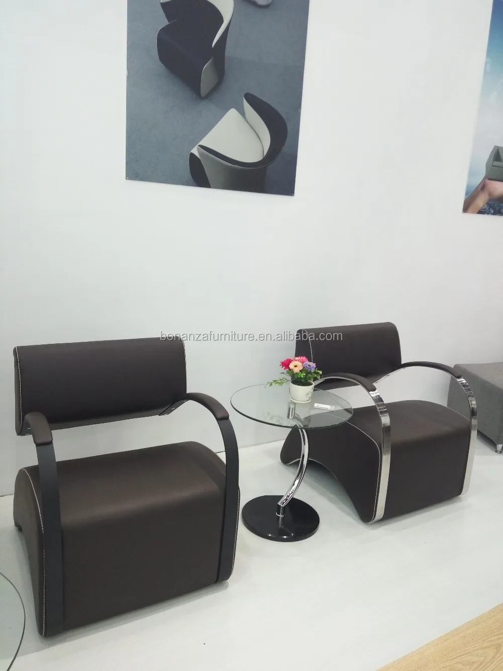 8089#modern stainless steel chair classic armchairs