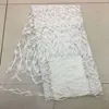 Wedding Dresses 2018 Designs Italian Bridal Lace White French Embroidered Net Lace Beaded Fabric