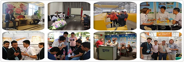 5 6.3 10 15 20 ton European single girder overhead travelling crane made in China for sale